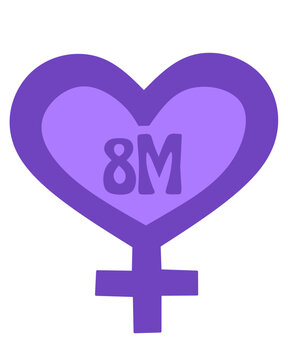 S&iacute;mbolo mujer 8M.