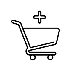 Clean and professional medical first aid cart vector icon, isolated on white, ideal for healthcare, emergency, and hospital design projects.