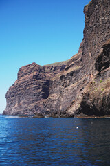 Huge cliffs in Los Gigantes, Tenerife 