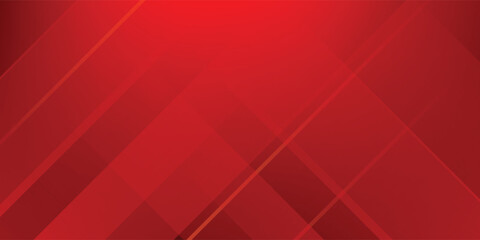 Obraz premium Dynamic fluid red geometric with colorful gradient background