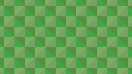 Seamless abstract green geometric pattern background with colorful retro textile design