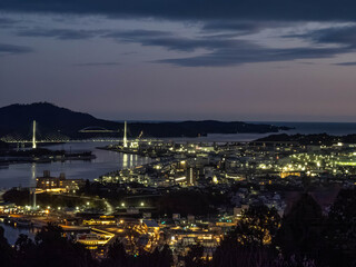 Fototapeta premium 気仙沼の夜景