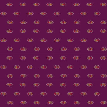 PrintFloral neckline pattern on Danim background vector,vector illustration,floral cross stitch neckline,geometric ethnic design pattern,abstract backgroun.design for texture,fabric,clothing,print,fas