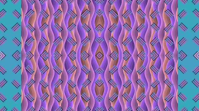 Vibrant Purple and Pink Pattern Animation.