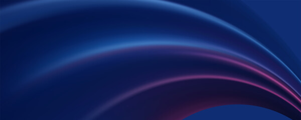 Abstract light neon curve technology background, Blue and Pink glowing lines background for presentation business or tech event poster EPS 10