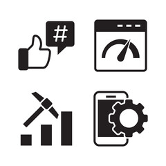 SEO and Digital Marketing Solid Icon Collection 09