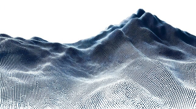 Smooth Parametric Surface Visualization of Undulating Forms in Monochrome Texture