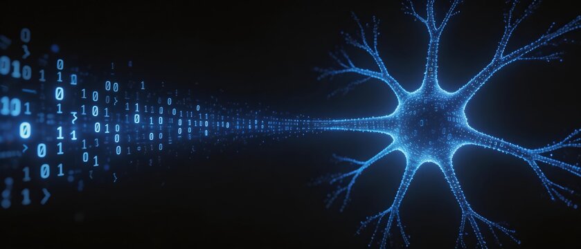 Neuron with binary code