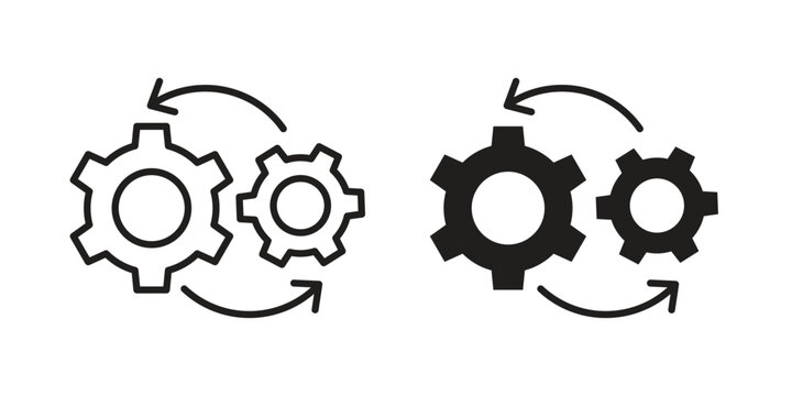 Dev ops icon. Perfect for app and web interfaces, marketing, etc.