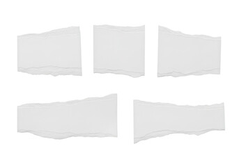 A collection of five gray rectangular shapes arranged in two rows on a white background