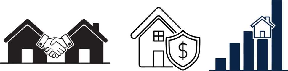 Real estate investment and financial growth concept