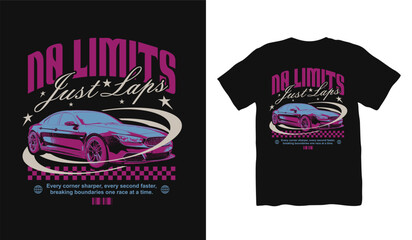Racing car streetwear t shirt design, urban t shirt, Retro 90s t shirt design, California street race design, Street Racing, street style fashion, urban trendy t-shirt design, Racing club Illustration