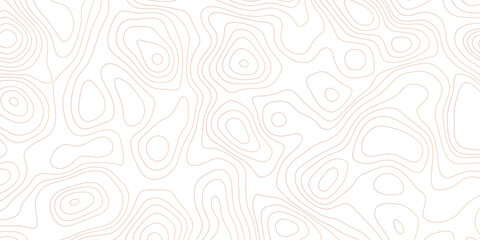 Topographic map background geographic line map with seamless ornament design. vector geographic contour map. geographic mountain relief diagram line wave carve pattern. © Khan