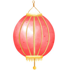 Happy Mid Autumn festival watercolor