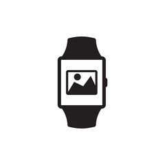 gallery symbol appearance icon on smart watch devices, wearable devices.