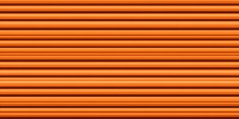 Obraz premium Abstract Tangerine Orange Horizontal Line Pattern in Even Distribution Smooth Surface
