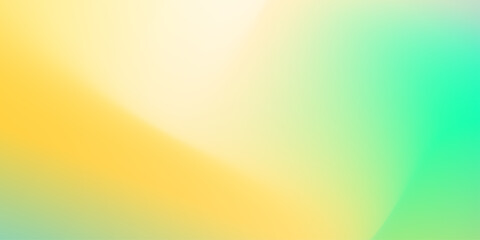 Obraz premium Soft Green Blue Yellow Gradient Abstract Background. Vivid blurred colorful wallpaper background. Pastel Smooth Gradient Background . Trendy fluid wave 3d rendering. Abstract stylish blurred texture 