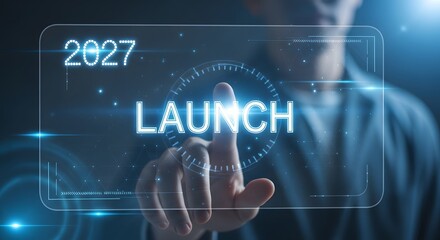 2027 Launch Concept with Digital Interface and Future Business Innovation Technology