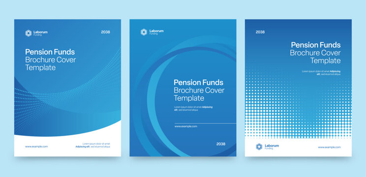 Corporate Brochure Cover Template, business report front page design