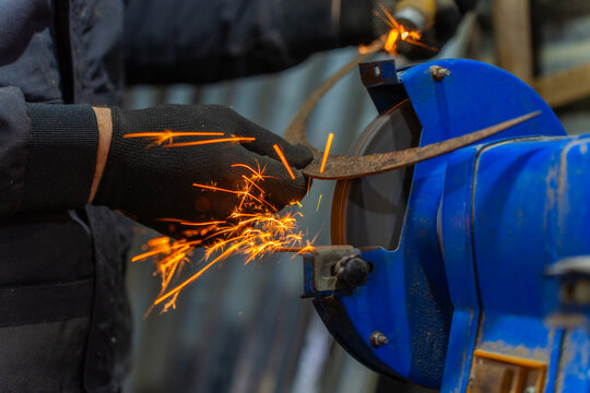 Sharpening Sickle Blade
