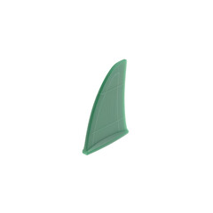 Green Sailboat Sail Fin Finial