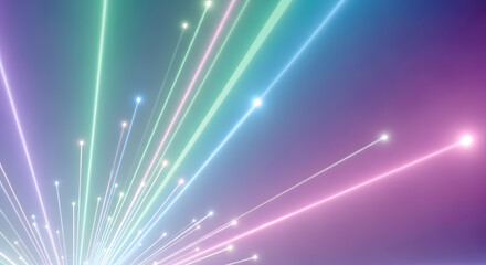 Fototapeta premium abstract colorful ray light shimmering background