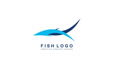 fish vector logo concept design logo