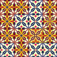 Fototapeta premium vector illustration hires Collection of High-Resolution Abstract Seamless ornament Patterns with Diverse Designs and Textures 