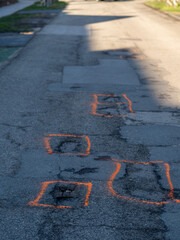 road problem, winter road error, car problem © Fulop