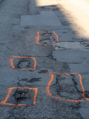 road problem, winter road error, car problem © Fulop