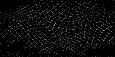 Curved net pattern. Seamless design for sportswear or equipment like soccer goals, volleyball nets, basketball hoops, hockey nets, and athletic gear. © Rohmatul