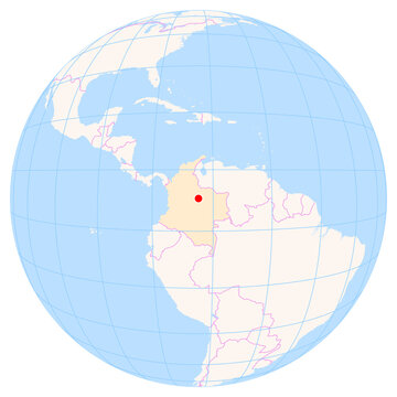 Location Map of El Alcaravan Airport (Yopal, Casanare, Colombia). IATA-code: EYP. No labels at all.