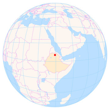 Location Map of Mekele Airport (Makale, Tigray, Ethiopia). IATA-code: MQX. No labels at all.