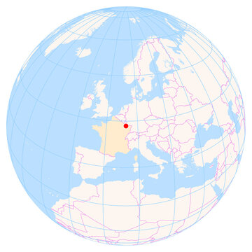 Location Map of Metz-Nancy-Lorraine Airport (Metz, Moselle, France). IATA-code: ETZ. No labels at all.