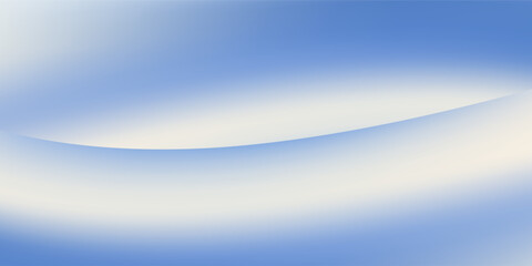 Beautiful clouds, abstract white and blue color gradient background. Vector illustration.