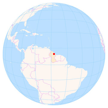Location Map of Cheddi Jagan Int. Airport (Georgetown, East Berbice-Corentyne, Guyana). IATA-code: GEO. No labels at all.