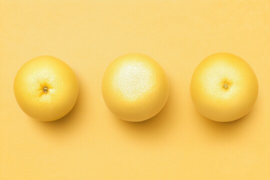 bacuri fruits, 2-3 whole fruits, thick yellow rind, top-down flat lay, wide clean composition with negative space