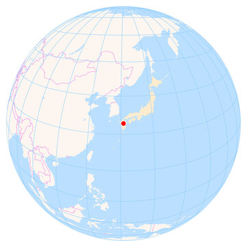 Location Map of Kumamoto Airport (Kumamoto, Kumamoto, Japan). IATA-code: KMJ. No labels at all.