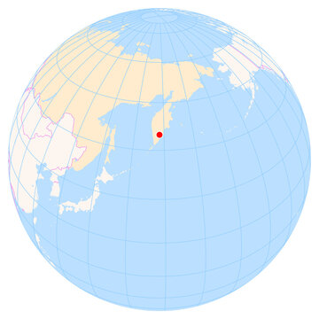 Location Map of Yelizovo Airport (Petropavlovsk, Kamchatka, Russia). IATA-code: PKC. No labels at all.
