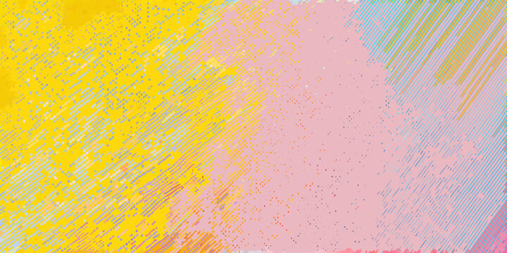 Abstract colorful background with diagonal brush strokes and speckled texture
