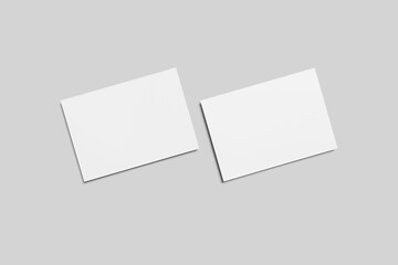 Blank Landscape Flyer Mockup