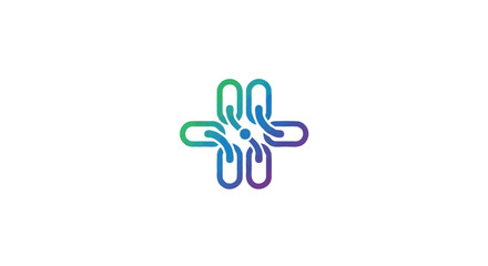 Obraz premium Colorful Abstract Logo Design Element.