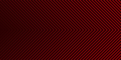 Red arrows background. Abstract triangle gradient wallpaper. Repeated arrow stripes backdrop for flyer, banner,