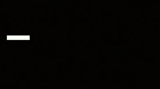 Retro 8 bit pixel glitch transition overlay for gaming and tech video editing