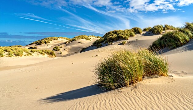 D&uuml;nenlandschaft an der K&uuml;ste