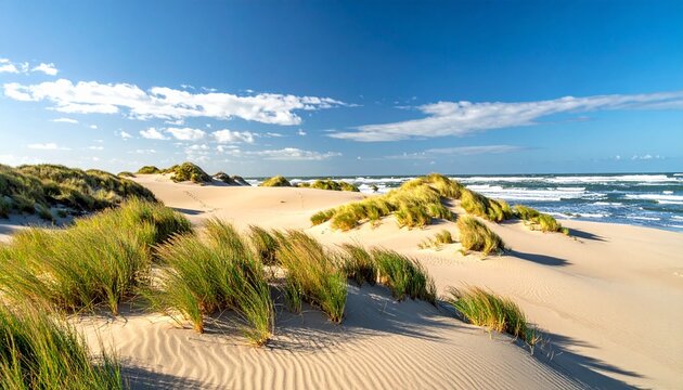 D&uuml;nenlandschaft an der K&uuml;ste