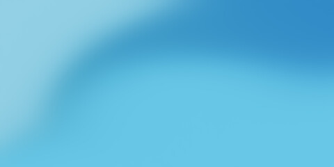 Fototapeta premium Soft blue gradient background abstract design featuring smooth blur and subtle light effect. Blank backdrop for text or presentation.