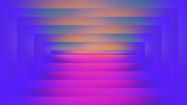 Vibrant Abstract Colorful Tunnel Background Loop.