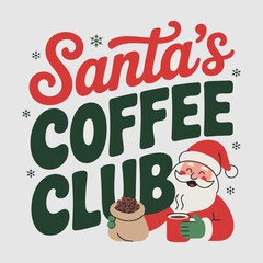 christmas card with santa claus