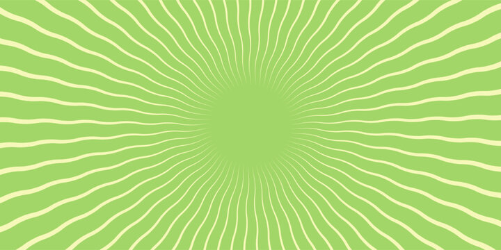 Trippy burst lines background. Psychedelic wavy stripes wallpaper. Linear sunburst swirl. Twisted and distorted curly texture. Vector